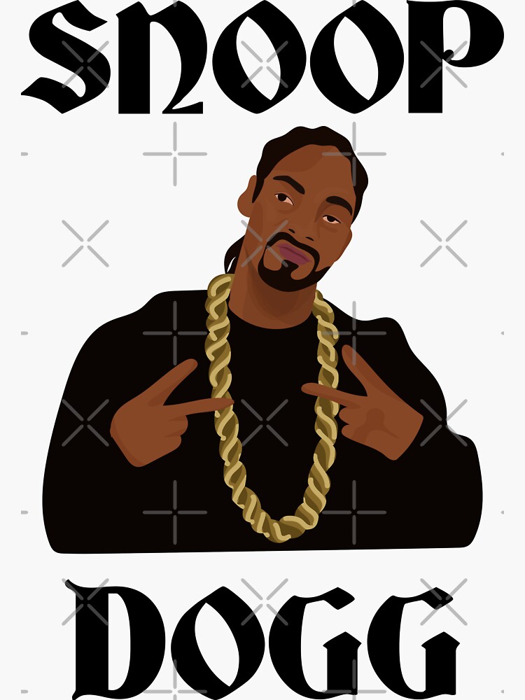 Snoop Dogg Sticker By Mineeyes Redbubble