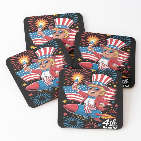 Item preview, Donald TRUMP 2024 Happy 4th Of July Trump American designed and sold by Nekusa.