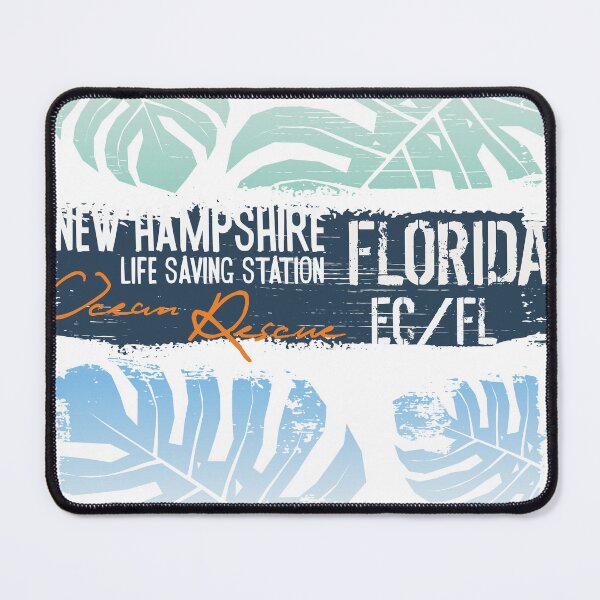 Item preview, Vintage Ocean Rescue Shirt – Florida & New Hampshire Lifeguard designed and sold by PIXEL WORN.