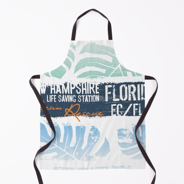 Item preview, Vintage Ocean Rescue Shirt – Florida & New Hampshire Lifeguard designed and sold by PIXEL WORN.