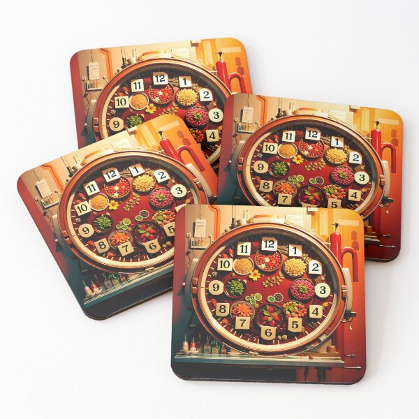 Item preview, The Culinary Feast Timepiece designed and sold by RickGoulet.