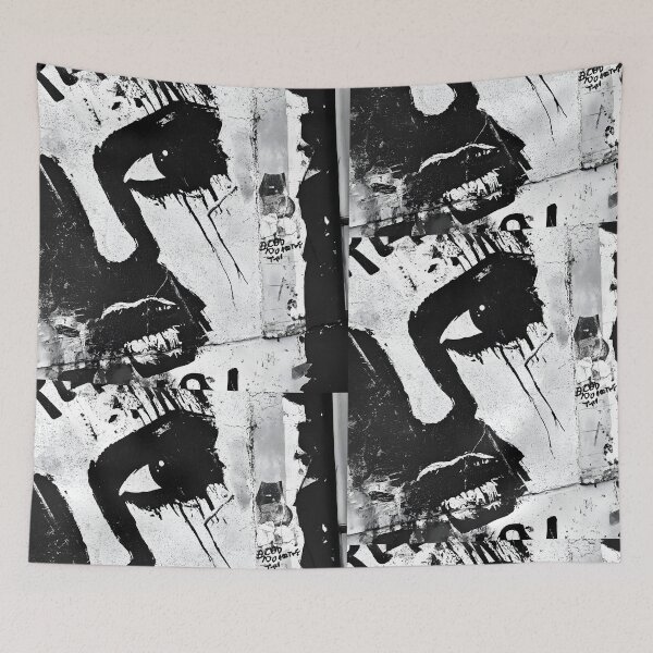 Item preview, Print0038 - GRIME DROPS - Tag it Your Way - Graffiti Tagger Blank - urban noir grunge backdrop, grayscale-style templates for Street Artists, Taggers, Bomberz • GRAFFITI BLANKS • Tag-Ready | Art-Ready designed and sold by NoveltyVariety.