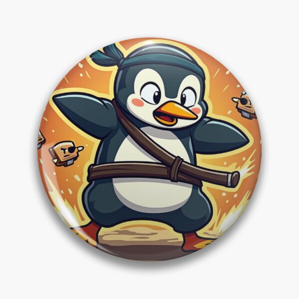 Item preview, Penguin with Nunchucks Fighting a Flying Toaster Army  Summer Reloaded: Ultra Gift Mode designed and sold by Imaginarium of Chaos falcon88 .