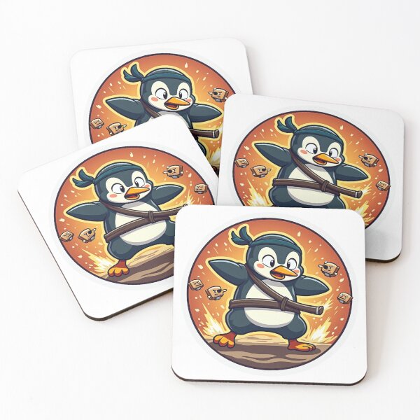 Item preview, Penguin with Nunchucks Fighting a Flying Toaster Army  Summer Reloaded: Ultra Gift Mode designed and sold by Imaginarium of Chaos falcon88 .