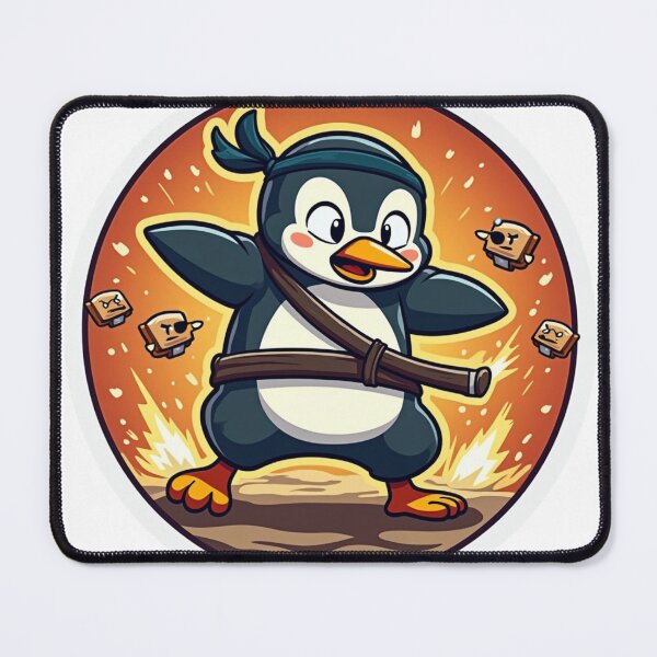 Item preview, Penguin with Nunchucks Fighting a Flying Toaster Army  Summer Reloaded: Ultra Gift Mode designed and sold by Imaginarium of Chaos falcon88 .