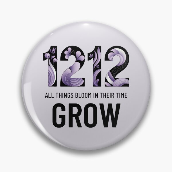 Item preview, Angel Number 1212 | Grow: All things bloom in their time designed and sold by SolaoLab.