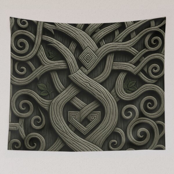 Item preview, Celtic Rootwork designed and sold by Kaleidoscope Print.