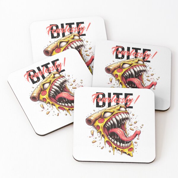 Item preview, Fearlessly! Pizza Slice Monster Art designed and sold by AtuqStudio.