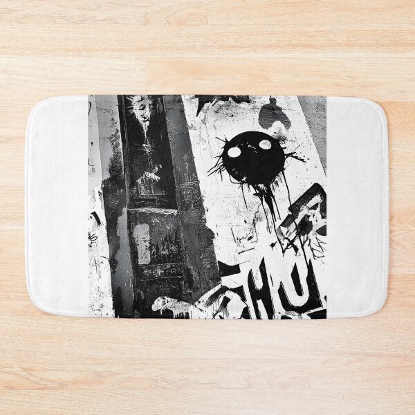 Item preview, Print0039 - GRIME DROPS - Tag it Your Way - Graffiti Tagger Blank - urban noir grunge backdrop, grayscale-style templates for Street Artists, Taggers, Bomberz • GRAFFITI BLANKS • Tag-Ready | Art-Ready designed and sold by NoveltyVariety.