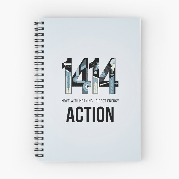 Item preview, Angel Number 1414 | Action: Move with meaning, direct energy designed and sold by SolaoLab.