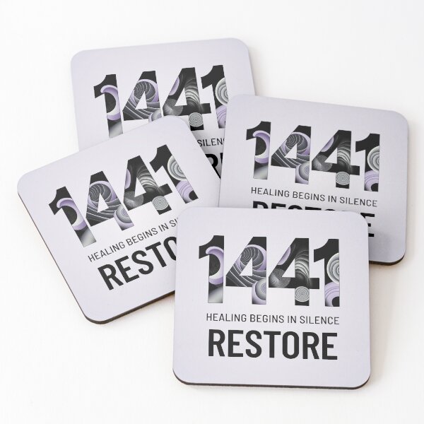 Item preview, Angel Number 1441 | Restore: Healing begins in silence designed and sold by SolaoLab.