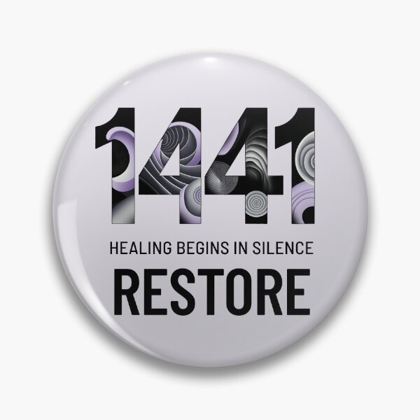 Item preview, Angel Number 1441 | Restore: Healing begins in silence designed and sold by SolaoLab.
