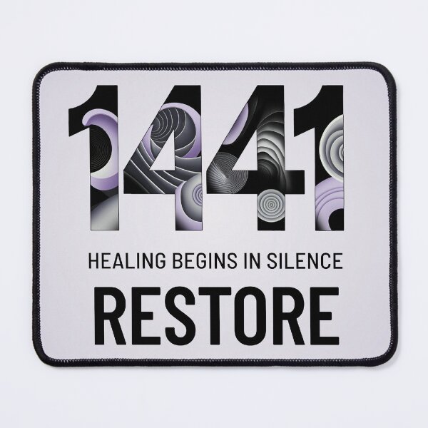 Item preview, Angel Number 1441 | Restore: Healing begins in silence designed and sold by SolaoLab.