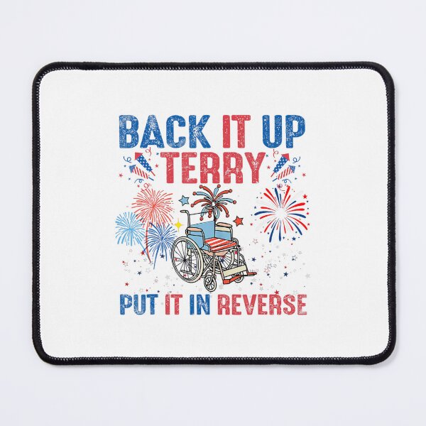 Item preview, Back It Up Terry Put It In Reverse Firework Flag 4Th Of July designed and sold by Cute-Collection.