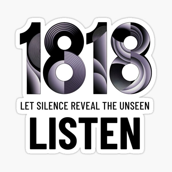 Item preview, Angel Number 1818 | Listen: Let silence reveal the unseen designed and sold by SolaoLab.