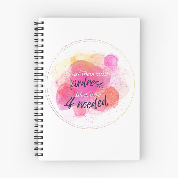 Item preview, Treat People With Kindness Block Them If Needed | Boundaries Humor | Self Care  designed and sold by beautyjan.