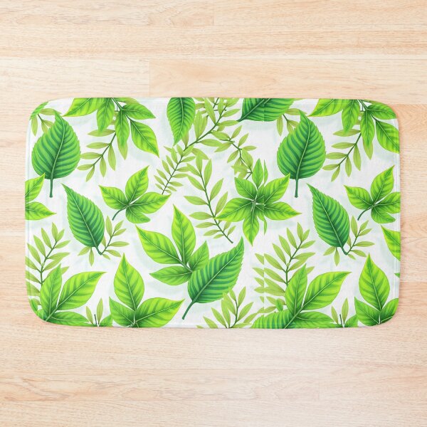 Item preview, Lush Green Leaves Botanical Pattern designed and sold by Ajay Creative Studio.