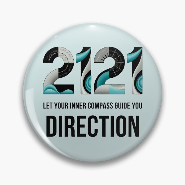 Item preview, Angel Number 2121 | Direction: Let your inner compass guide you designed and sold by SolaoLab.