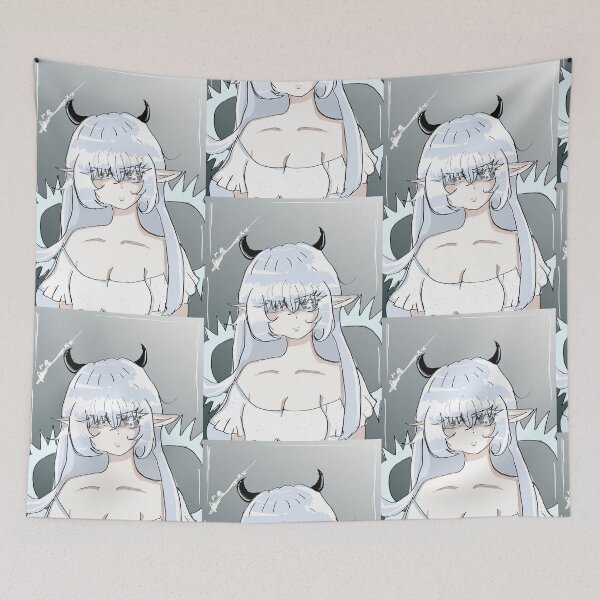Item preview, Ice angel (with backround) designed and sold by MysticRacoon6.