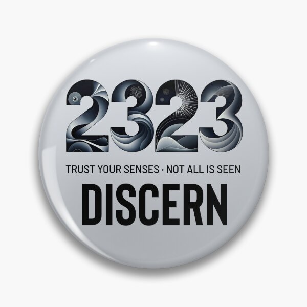 Item preview, Angel Number 2323 | Discern: Trust your senses. Not all is seen. designed and sold by SolaoLab.