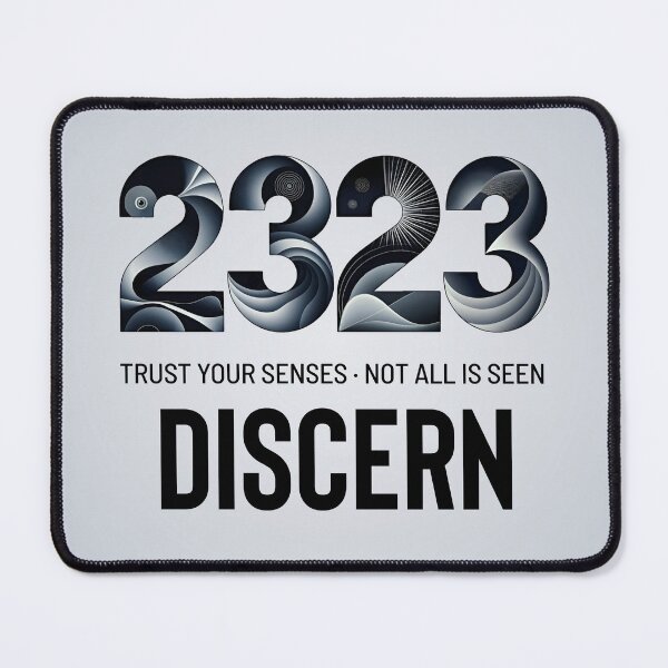 Item preview, Angel Number 2323 | Discern: Trust your senses. Not all is seen. designed and sold by SolaoLab.