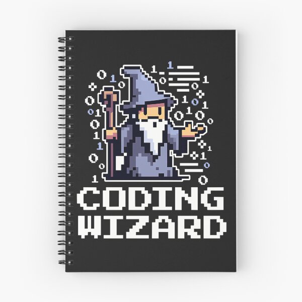 Item preview, Coding Wizard Pixel Fantasy Coder designed and sold by saumbogu.