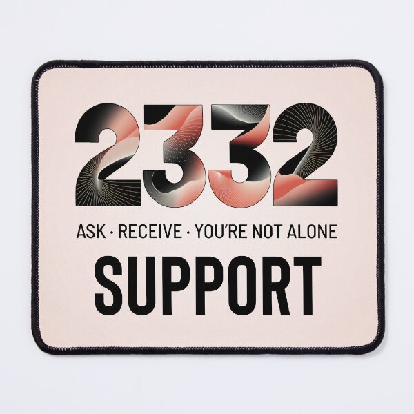 Item preview, Angel Number 2332 | Support: Ask. Receive. You're Not Alone designed and sold by SolaoLab.