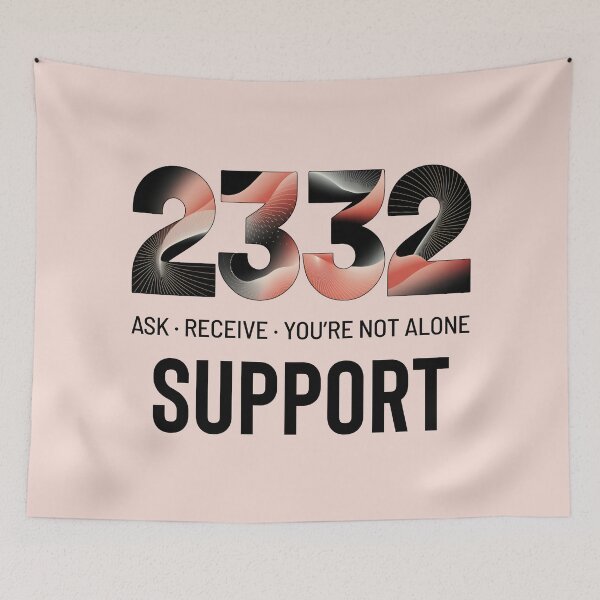 Item preview, Angel Number 2332 | Support: Ask. Receive. You're Not Alone designed and sold by SolaoLab.