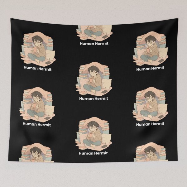 Item preview, Human Hermit, Not Hiding… Just Optimizing Alone Time designed and sold by Creativityplace.