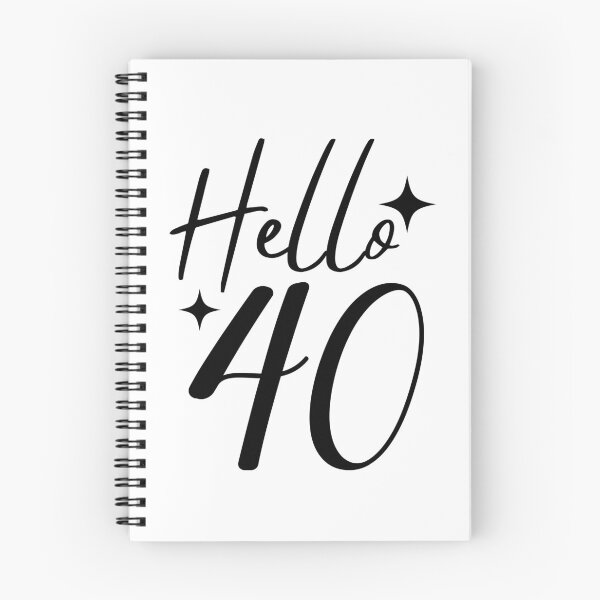 Item preview, Hello 40 | 40th Birthday Celebration | Milestone 1985 Anniversary Design designed and sold by highflycrafts.