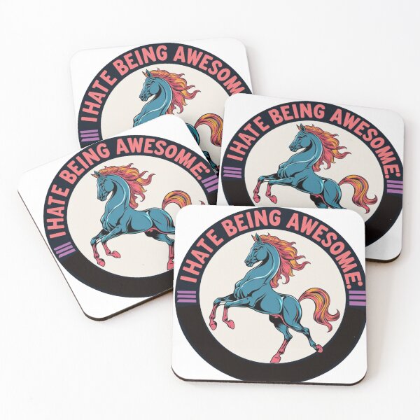 Item preview, I Hate Being Awesome" Majestic Horse Design designed and sold by WeirdSketcher.
