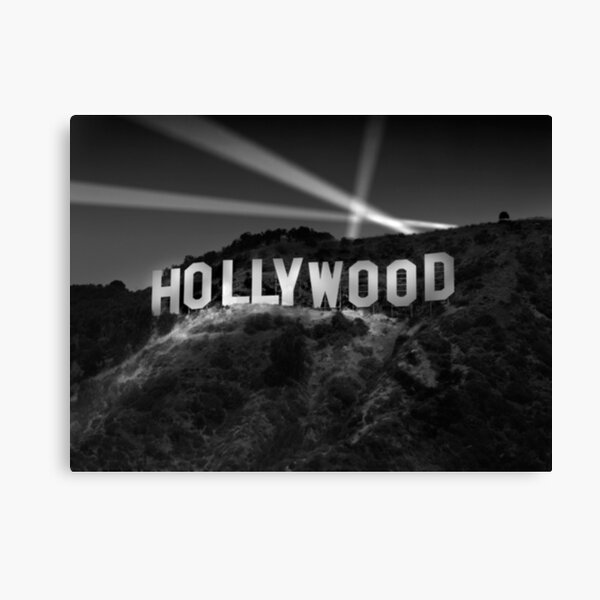 Hollywood sign Canvas Print