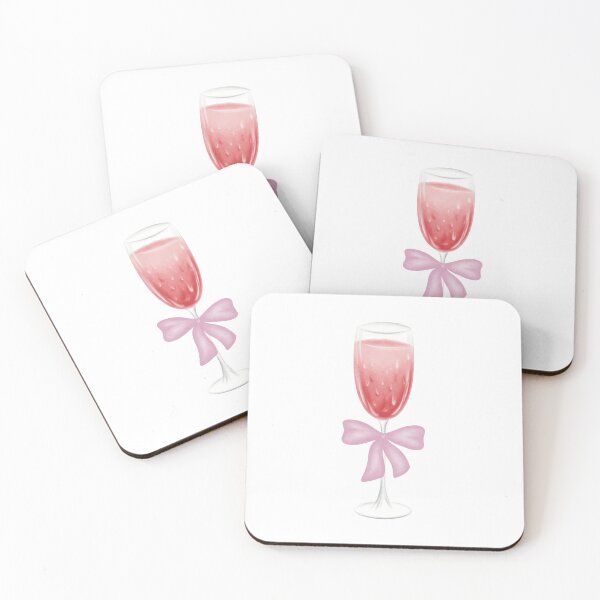 Item preview, Pink Champagne Flute with Bow designed and sold by nuteling.