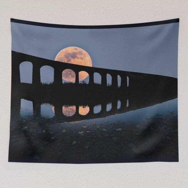 Item preview, Ribblehead Viaduct Supermoon designed and sold by Alisonchambers2.