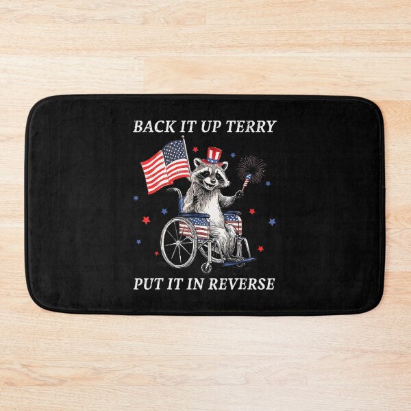 Item preview, Back It Up Terry Put It In Reverse Funny Racoon 4Th Of July Retro designed and sold by Cute-Collection.