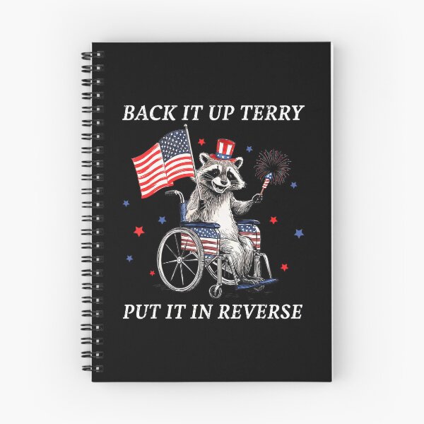 Item preview, Back It Up Terry Put It In Reverse Funny Racoon 4Th Of July Retro designed and sold by Cute-Collection.