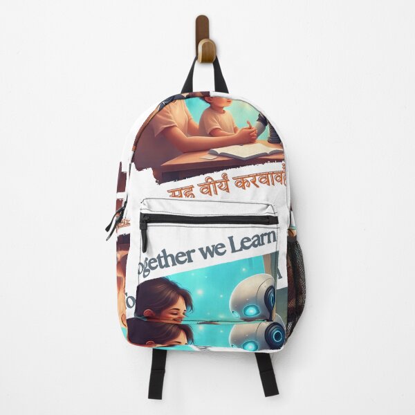 Item preview, Together We Learn | Teacher + AI + Child Wisdom Tee designed and sold by Parijat Grace.