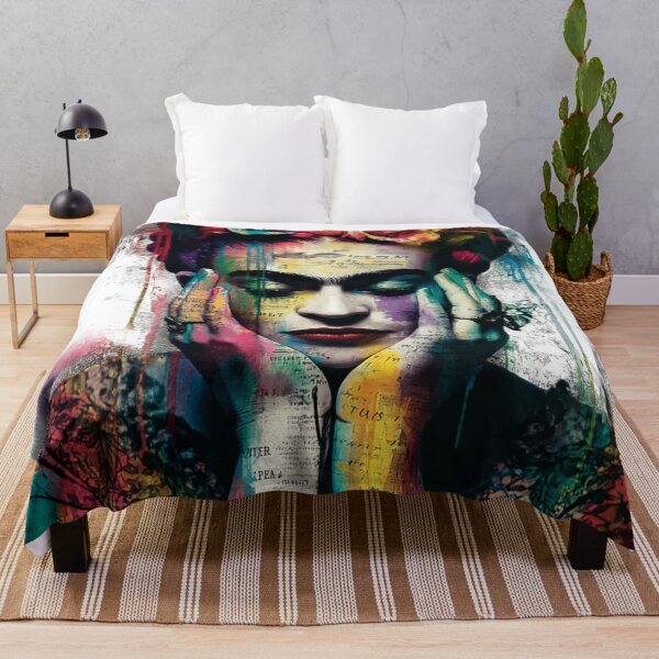 Vista previa del artículo con la obra «Frida Kahlo», diseñado y vendido por Pop Art Rebel Prints.