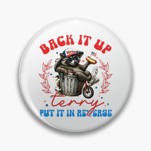 Item preview, Back It Up Terry Put It In Reverse Funny Racoon 4Th Of July designed and sold by Cute-Collection.
