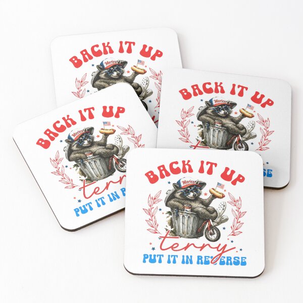 Item preview, Back It Up Terry Put It In Reverse Funny Racoon 4Th Of July designed and sold by Cute-Collection.
