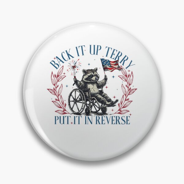 Item preview, Back It Up Terry Put It In Reverse Raccoon 4Th July Firework Cute designed and sold by Cute-Collection.