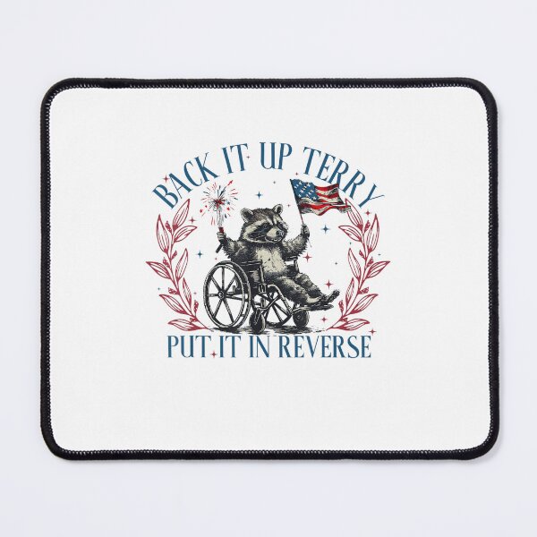 Item preview, Back It Up Terry Put It In Reverse Raccoon 4Th July Firework Cute designed and sold by Cute-Collection.