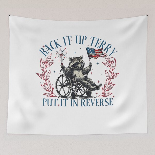 Item preview, Back It Up Terry Put It In Reverse Raccoon 4Th July Firework Cute designed and sold by Cute-Collection.