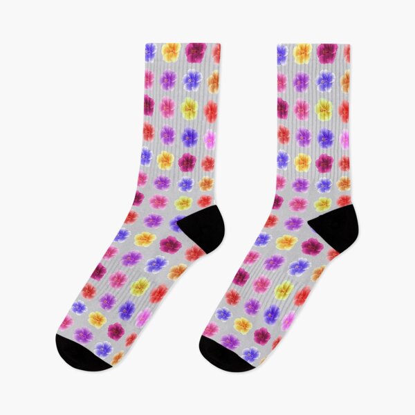 Item preview, Hybiscus - pink and grey designed and sold by STHogan.