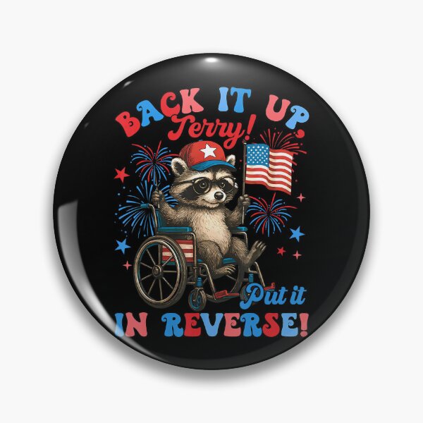 Item preview, Back It Up Terry Put It In Reverse Raccoon 4Th July Firework designed and sold by Cute-Collection.
