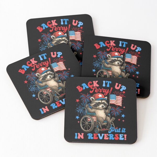 Item preview, Back It Up Terry Put It In Reverse Raccoon 4Th July Firework designed and sold by Cute-Collection.