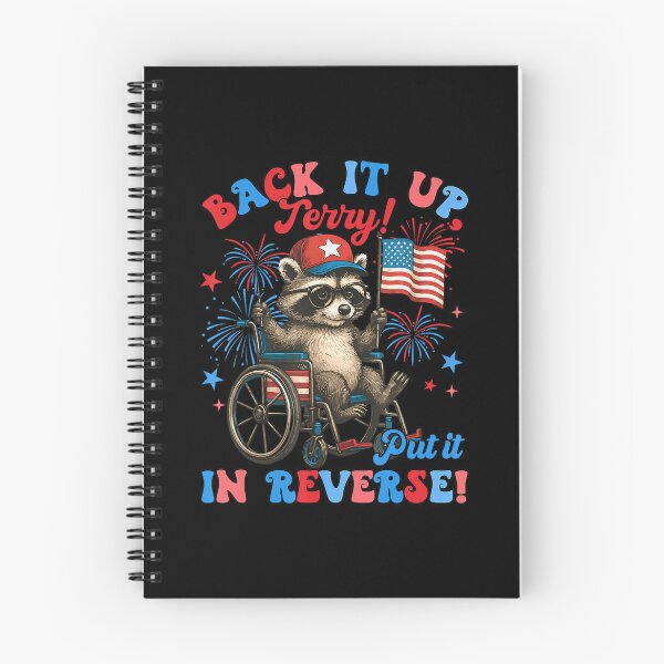 Item preview, Back It Up Terry Put It In Reverse Raccoon 4Th July Firework designed and sold by Cute-Collection.