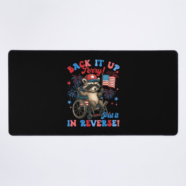 Item preview, Back It Up Terry Put It In Reverse Raccoon 4Th July Firework designed and sold by Cute-Collection.