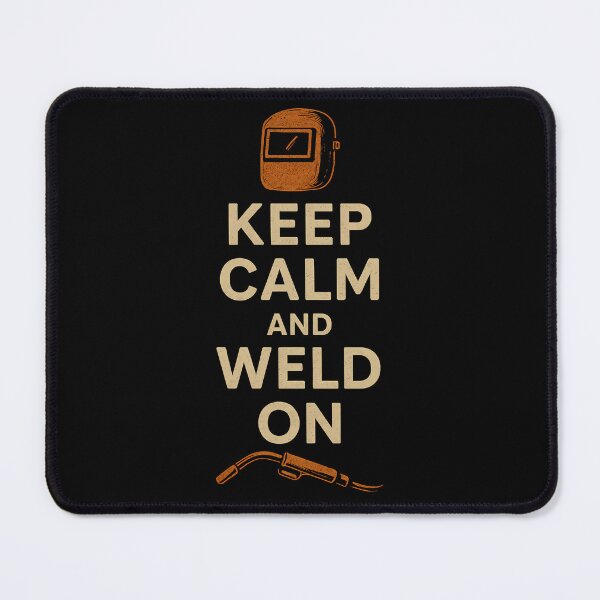 Item preview, Keep Calm And Weld On - Industrial style design for welders and steelworkers, a gift for dad, friends, and Husband. designed and sold by IronPulseStore.