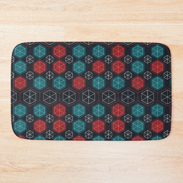 Item preview, Modern Geometric Cube Hexagon Pattern designed and sold by tretyakov.